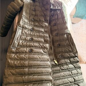 Burberry Dark Olive Puffer Jacket